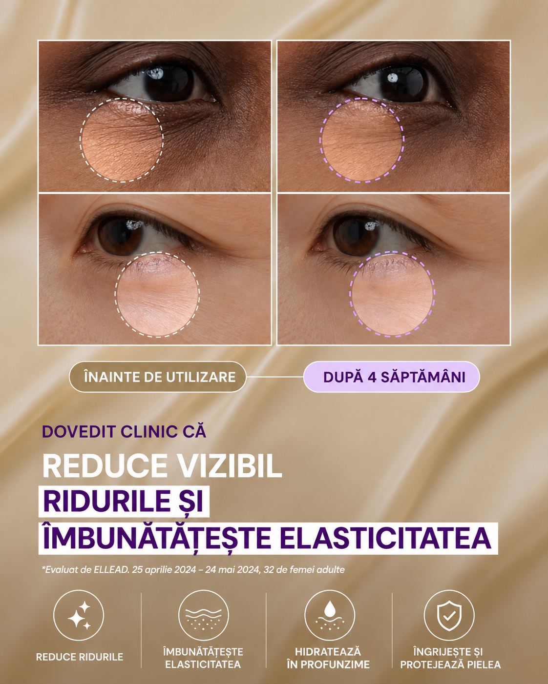 Cremă Reparatorie cu Colagen & Peptide