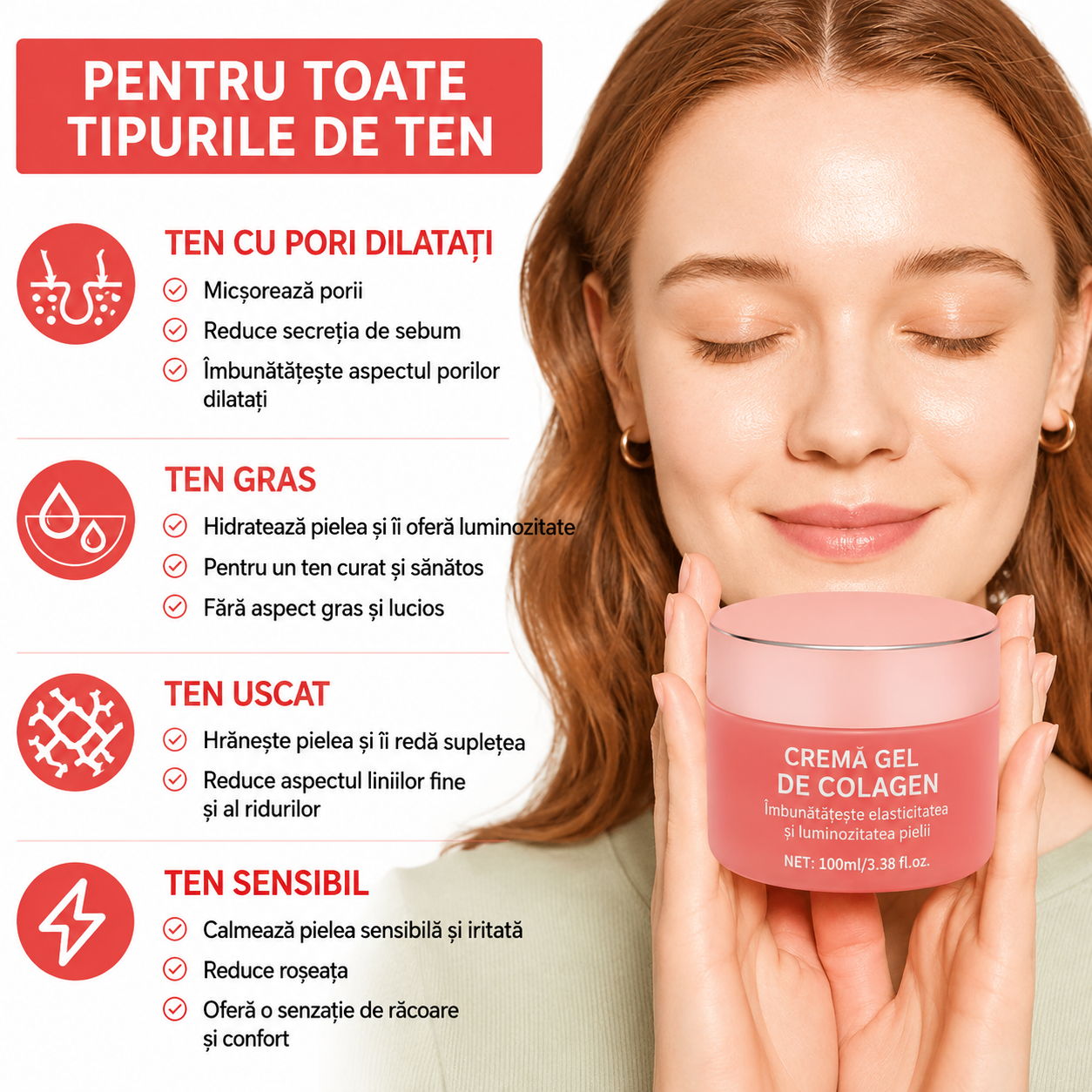 Cremă Jelly cu Colagen
